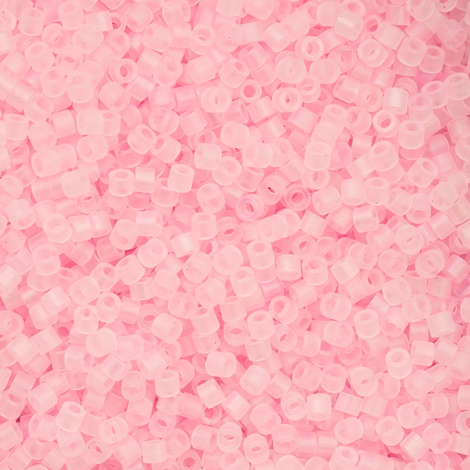 Cylin Bead - 11/0 - Matte Macaron AB - Pink (25g)
