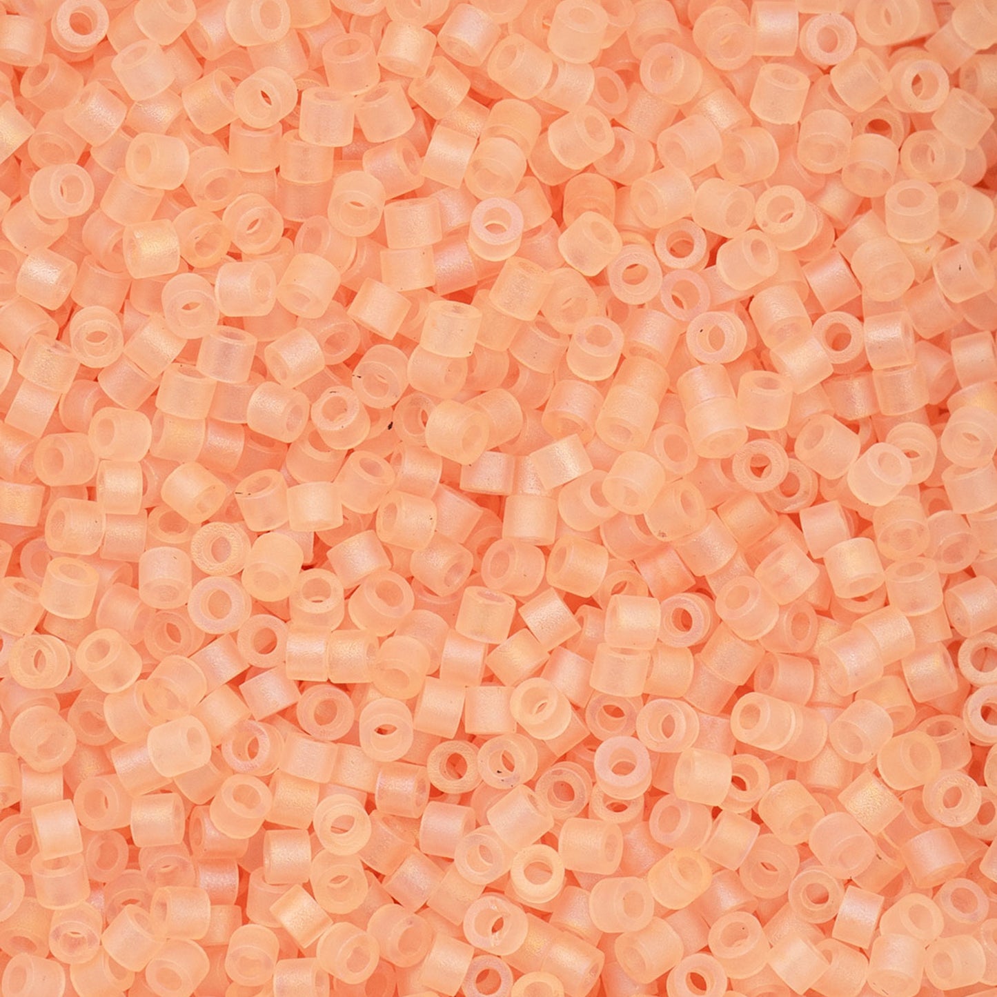 Cylin Bead - 11/0 - Matte Macaron AB - Light Tangerine (25g)