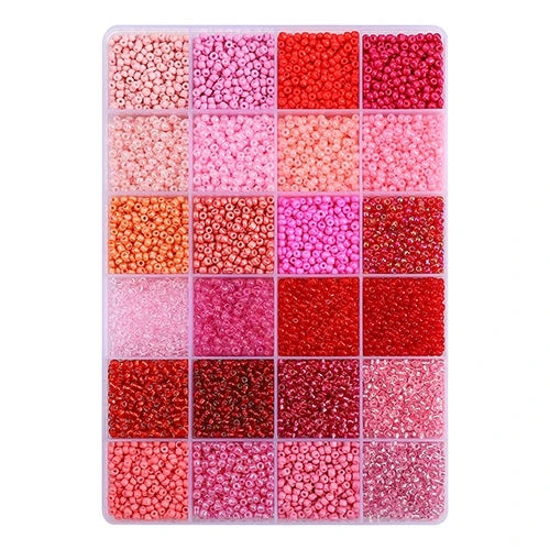 Bead Box - 8/0 - Seed beads - Rosy Daydream (Box)