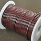 Stringing - 1.5mm Leather Cord - Red Brown (25 meters)