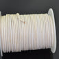 Stringing - 1.5mm Leather Cord - White (25 meter Spool)