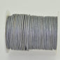 Stringing - 1.5mm Leather Cord - Silver Metallic (25 meter Spool)