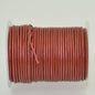 Stringing - 1.5mm Leather Cord - Metallic Rust (25 meter Spool)