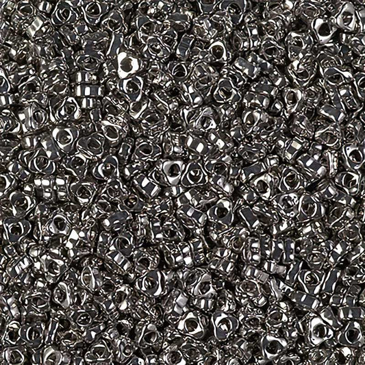 Miyuki Triangle Spacer Beads - 2.8mm - Nickel Plated