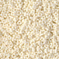 Miyuki Triangle Spacer Beads - 2.8mm - Matte Opaque Cream
