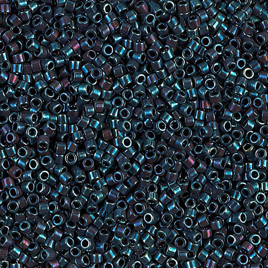 Delica 11/0 Beads - db0025 - Metallic Blue Iris 5.2g