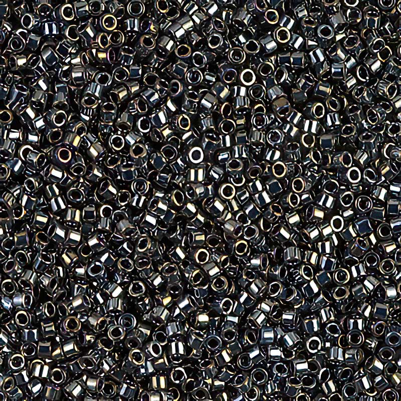 Delica 11/0 Beads - db0026 - Metallic Steel Iris 5.2g