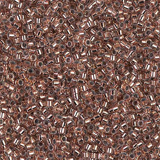 Delica 11/0 Beads - db0037 - Copper Lined Crystal 5.2g