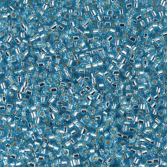 Delica 11/0 Beads - db0044 - Silver Lined Light Blue 7.1g