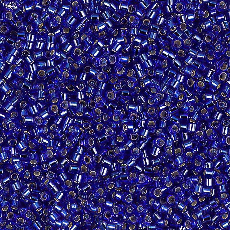 Delica 11/0 Beads - db0047 - Silver Lined Sapphire 5.2g