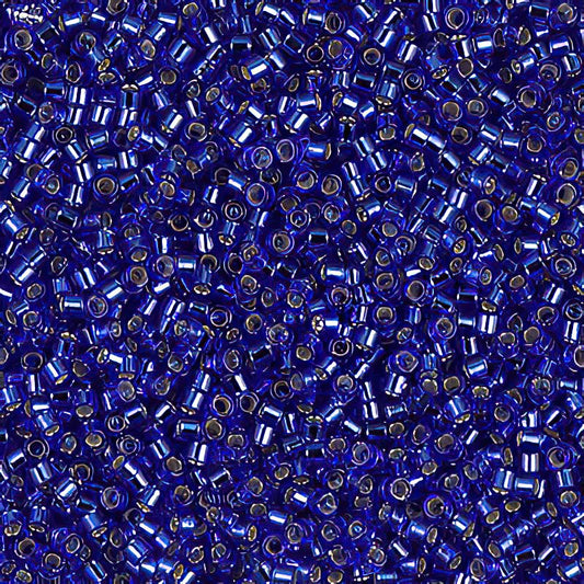 Delica 11/0 Beads - db0047 - Silver Lined Sapphire 5.2g