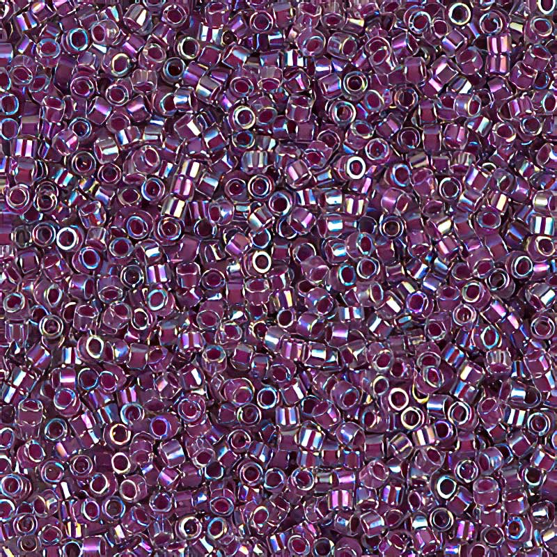 Delica 11/0 Beads - db0056 - Lined Magenta AB 5.2g