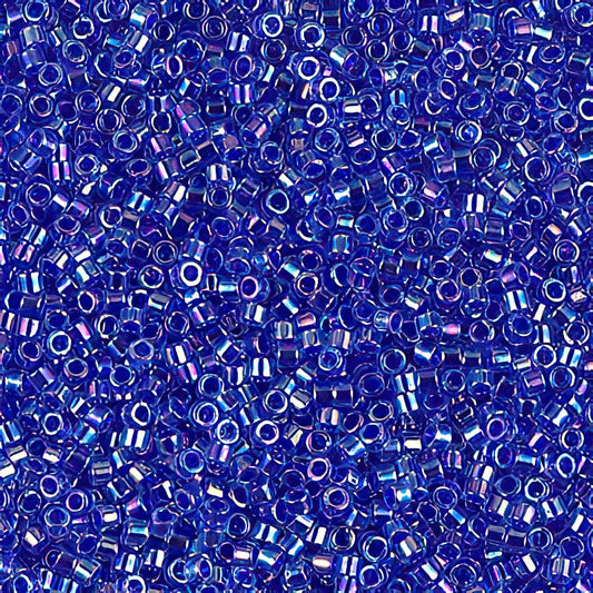 Delica 11/0 Beads - db0063 - Lined Blue Violet AB 5.2g