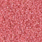 Delica 11/0 Beads - db0070 - Lined Rose Pink AB 7.1g