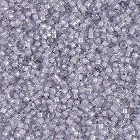 Delica 11/0 Beads - db0080 - Lined Pale Lavender AB 5.2g