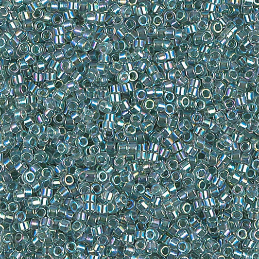 Delica 11/0 Beads - db0084 - Lined Sea Foam AB 7.1g