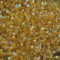 Delica 11/0 Hex-cut Beads - db0100c - Transparent Light Topaz AB 7.1g