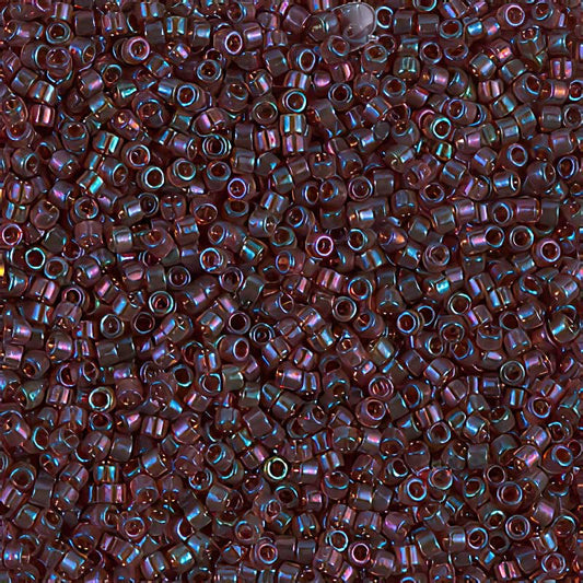 Delica 11/0 Beads - db0104 - Transparent Raspberry AB 5.2g