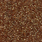 Delica 11/0 Beads - db0121 - Dark Topaz Gold Luster 5.2g