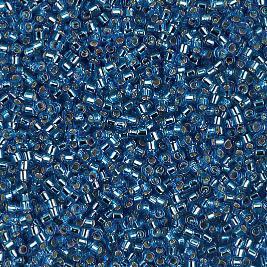 Delica 11/0 Beads - db0149 - Silver Lined Aqua 5.2g