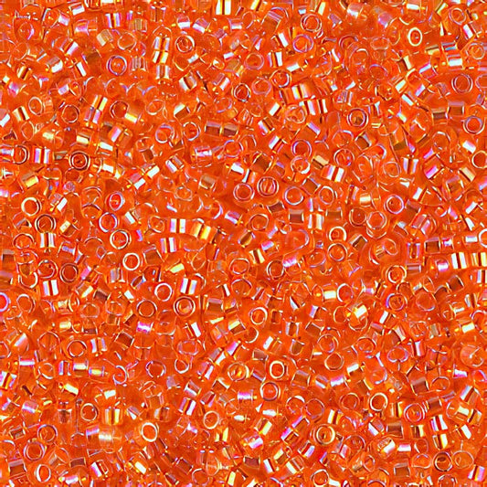 Delica 11/0 Beads - db0151 - Orange Crush AB 5.2g