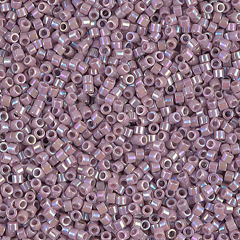 Delica 11/0 Beads - db0158 - Opaque Lilac AB 5.2g