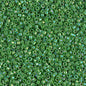 Delica 11/0 Beads - db0163 - Opaque Green AB 5.2g