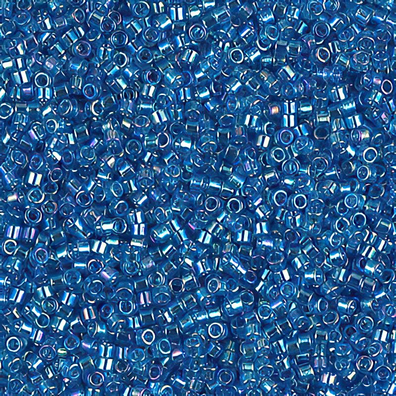 Delica 11/0 Beads - db0177 - Transparent Aquamarine AB 7.1g