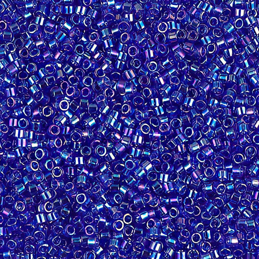 Delica 11/0 Beads - db0178 - Transparent Sapphire AB 5.2g