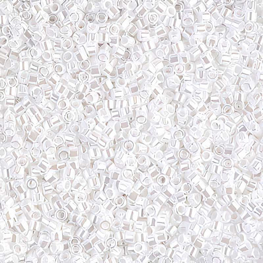 Delica 11/0 Beads - db0201 - White Pearl 5.2g