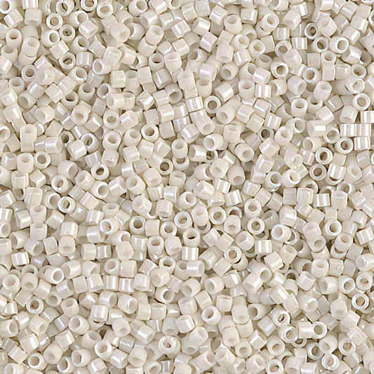Delica 11/0 Beads - db0211 - Opaque Alabaster Luster 5.2g