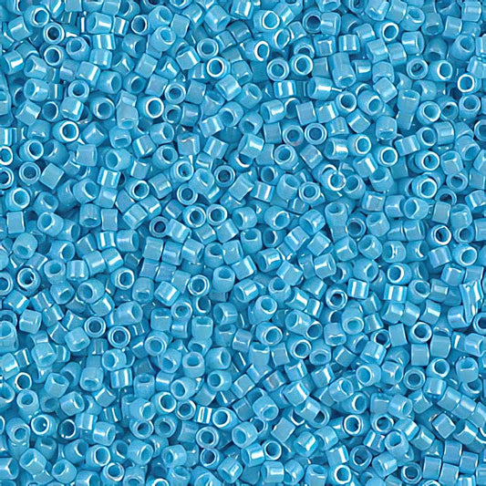 Delica 11/0 Beads - db0215 - Turquoise Blue Lustre 5.2g