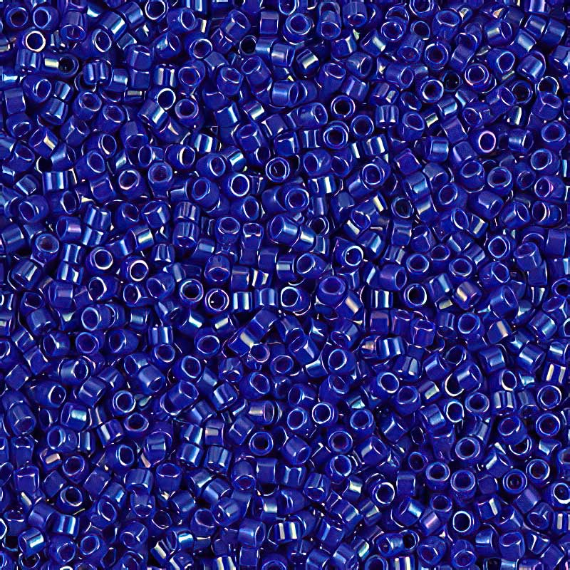 Delica 11/0 Beads - db0216 - Opaque Royal Blue Lustre 5.2g