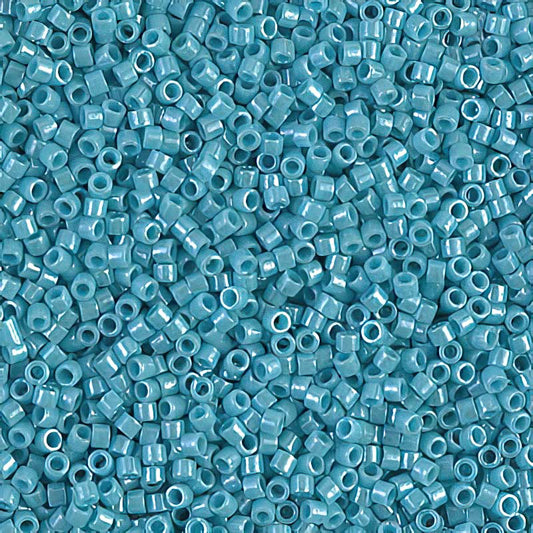 Delica 11/0 Beads - db0217 - Opaque Light Aqua Lustre 5.2g