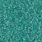 Delica 11/0 Beads - db0238 - Lined Crystal/Green Aqua Luster 5.2g