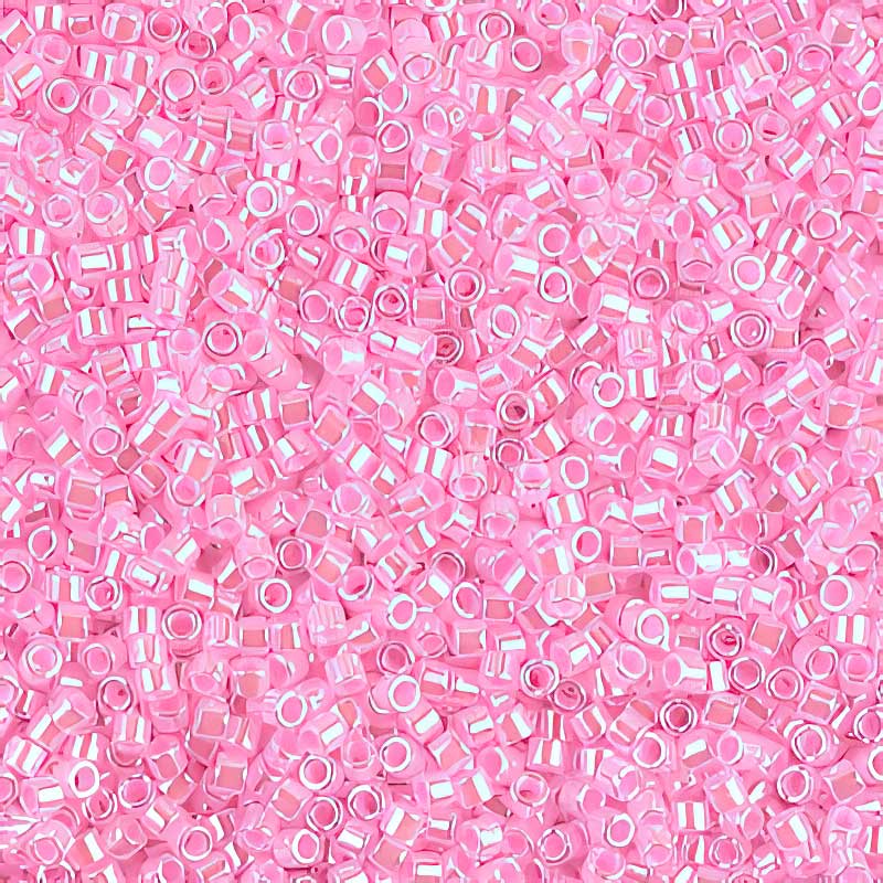 Delica 11/0 Beads - db0245 - Cotton Candy Pink Ceylon 5.2g