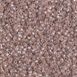 Delica 11/0 Beads - db0256 - Lined Crystal/Taupe 5.2g