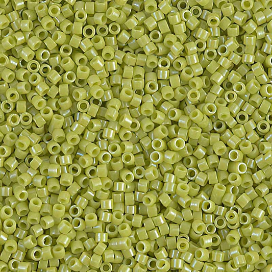 Delica 11/0 Beads - db0262 - Opaque Chartreuse Luster 5.2g