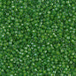 Delica 11/0 Beads - db0274 - Lined Green/Lime 5.2g