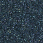 Delica 11/0 Beads - db0286 - Colour Lined Midnight Blue / Aqua AB 5.2g
