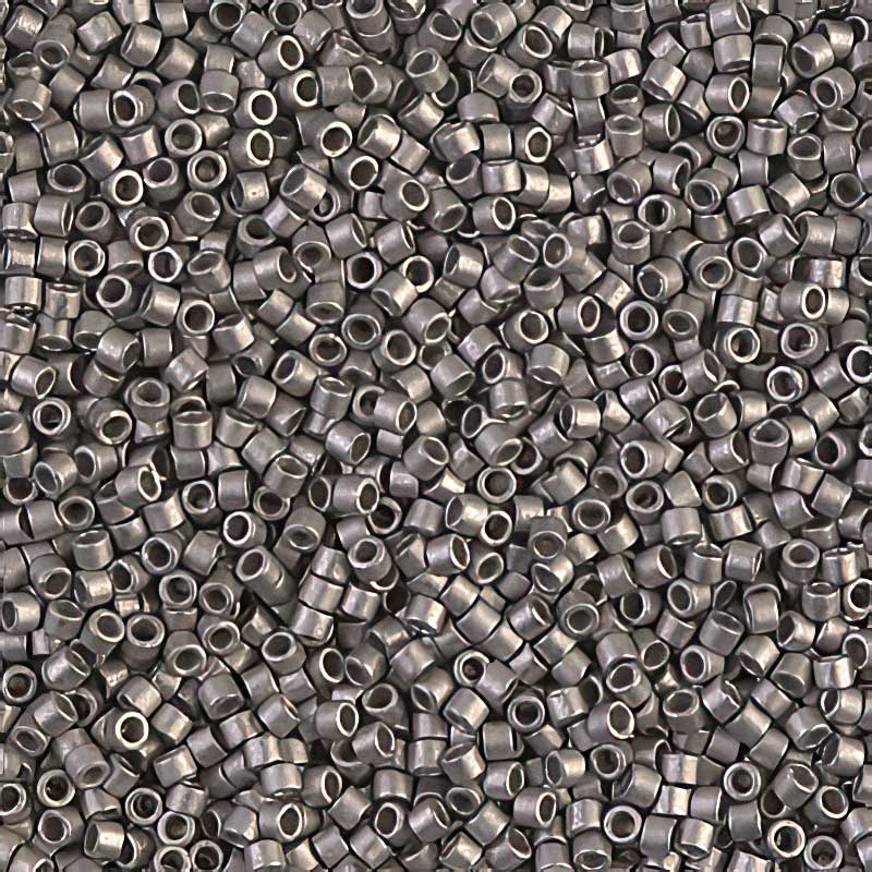 Delica 11/0 Beads - db0321 - Matte Metallic Silver 5.2g