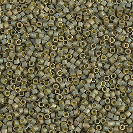 Delica 11/0 Beads - db0372 - Matte Metallic Olive 5.2g