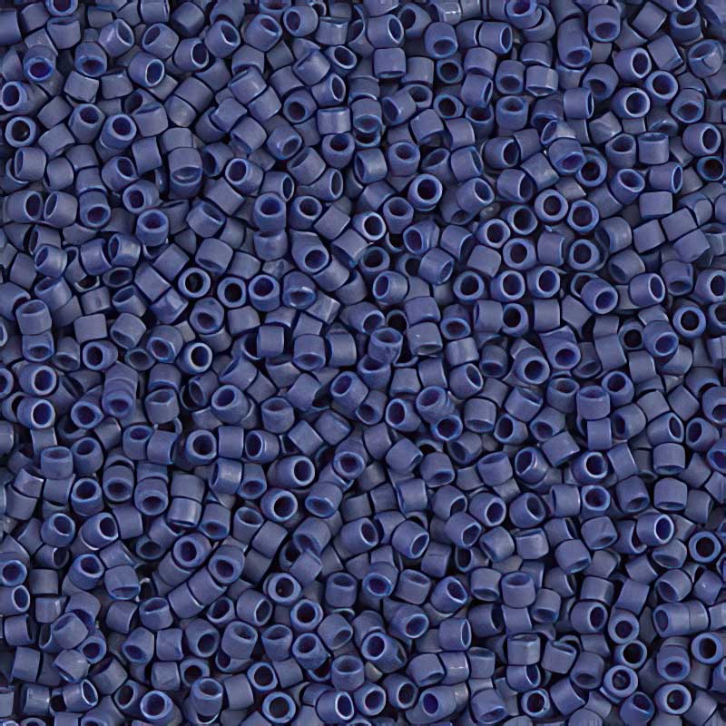 Delica 11/0 Beads - db0377 - Matte Metallic Dark Grey Blue 5.2g