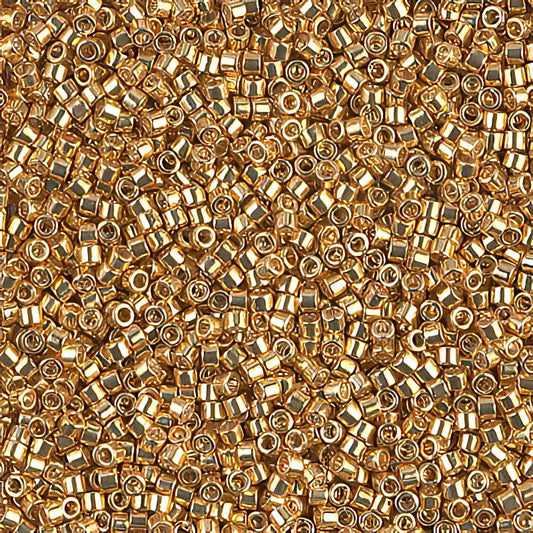 Delica 11/0 Beads - db0410 - Galvanized Yellow Gold 5.2g