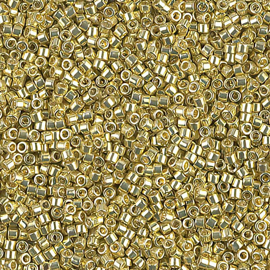 Delica 11/0 Beads - db0412 - Galvanized Yellow 5.2g