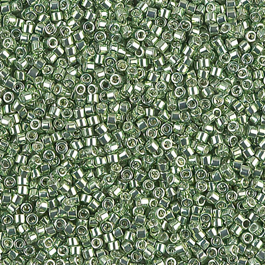 Delica 11/0 Beads - db0413 - Galvanized Green Limes 5.2g