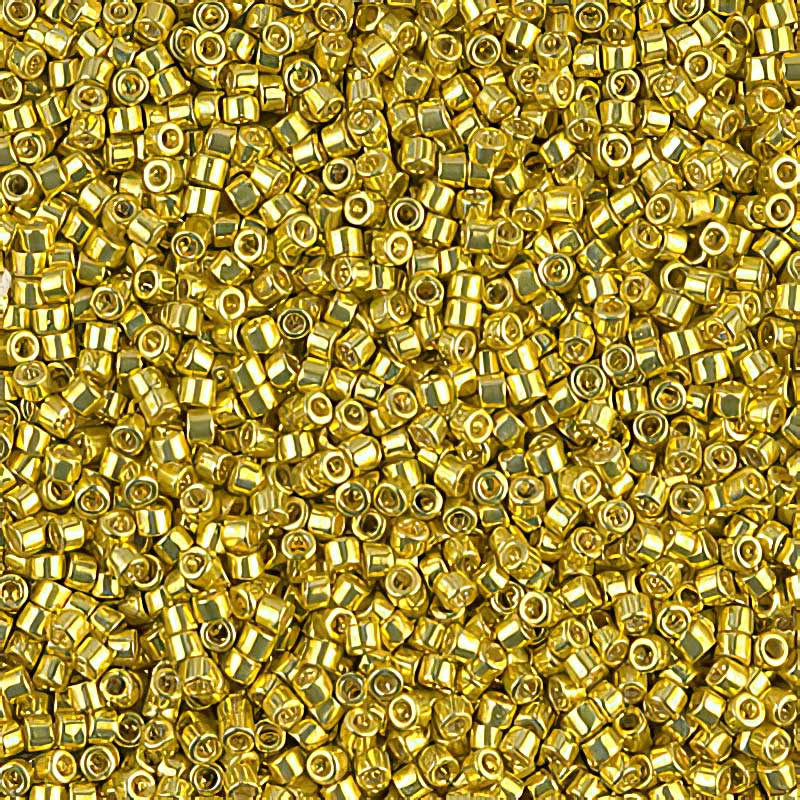 Delica 11/0 Beads - db0424 - Galvanized Lemon Zest 7.1g