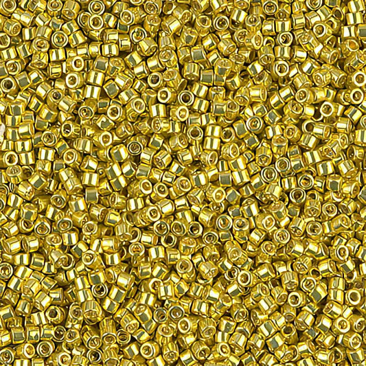 Delica 11/0 Beads - db0424 - Galvanized Lemon Zest 7.1g