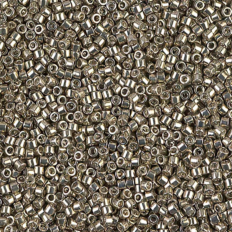 Delica 11/0 Beads - db0436 - Galvanized Pewter 5.2g