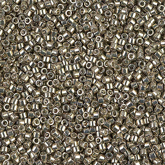 Delica 11/0 Beads - db0436 - Galvanized Pewter 5.2g